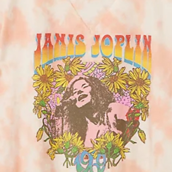 NWT Janis Joplin OrangeTie Dye Torrid Top Sz 0 - Picture 4 of 4